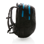 Explorer ribstop medium wandelrugzak 26L PVC-vrij, zwart, blauw