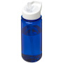 H2O Active® Octave Tritan™ 600 ml sportfles met fliptuitdeksel - Blauw/Wit