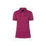 PF 6 Ladies' Workwear Polo Shirt Modern-Flair, from Sustainable Material , 51% GRS Certified Recycled Polyester / 47% Conventional Cotton / 2% Conventional Elastane - fuchsia - 2XL