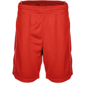 Kinderbasketbalshort Sporty Red 10/12 jaar