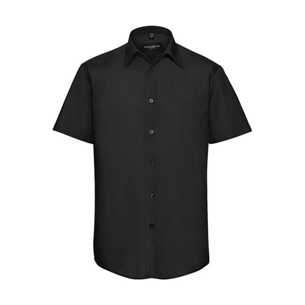 Tailored Poplin Shirt - Black