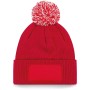 Snowstar® patch beanie Classic Red / Off White One Size