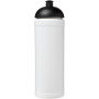 Baseline® Plus grip 750 ml bidon met koepeldeksel - Wit/Zwart