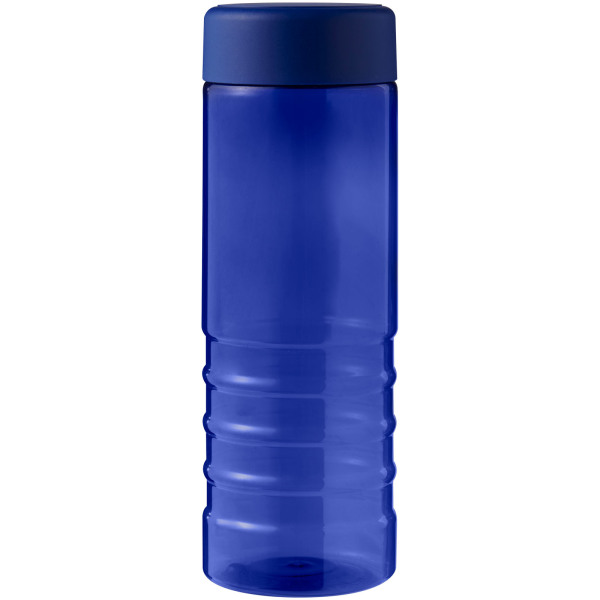 H2O Active® Eco Treble 750 ml screw cap water bottle - Blue/Blue