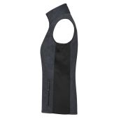 Ladies' Workwear Fleece Vest - STRONG - - carbon/black - XS