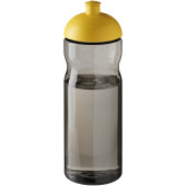 H2O Active® Eco Base 650 ml drikkeflaske med kuppelformet låg - Trækul/Gul