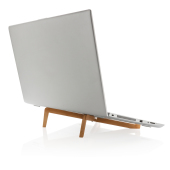 Bamboo portable laptop stand, brown
