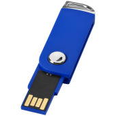 Swivel rectangular USB - Blauw - 8GB