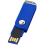 Swivel rectangular USB - Blauw - 2GB