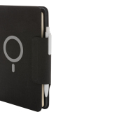 Artic A5 notesbog, 10W trådløs magnetisk oplader, sort