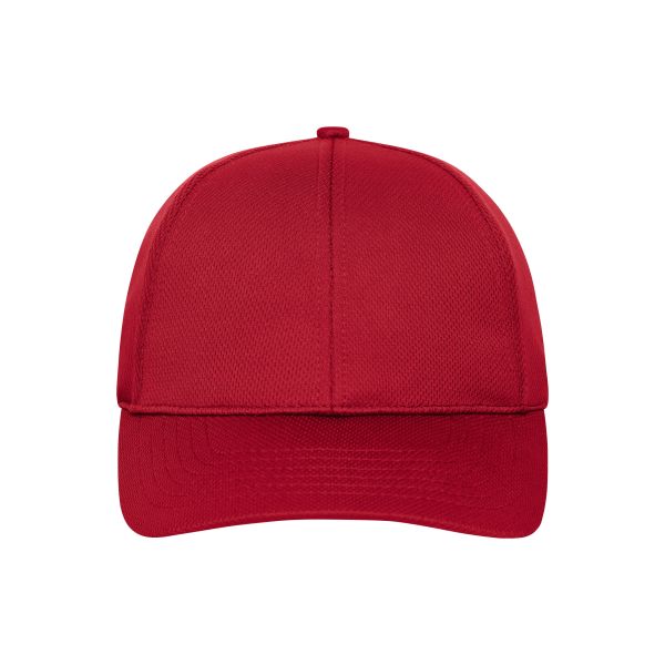 MB6241 6 Panel Sports Cap - red - one size