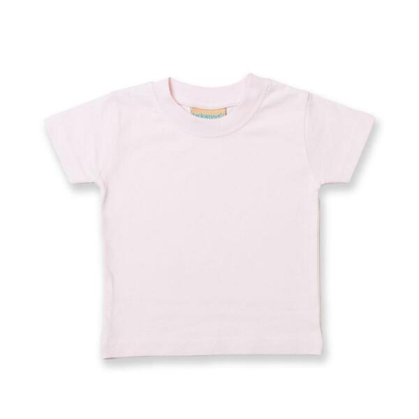 Baby/Toddler T-Shirt, Pale Pink, 0-6, Larkwood