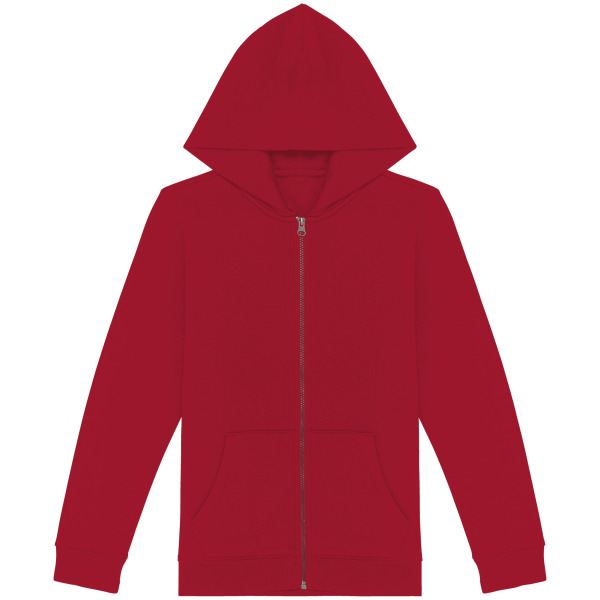 Sweater met rits en capuchon voor kinderen - 350 g Hibiscus Red 12/14 ans