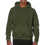 Heavy Blend Hooded Sweat - Military Green - 3XL