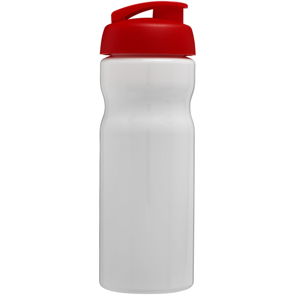 H2O Active® Base 650 ml flip lid sport bottle - White/Red