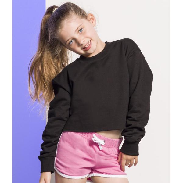 SF Minni Kids Cropped Slounge Sweatshirt