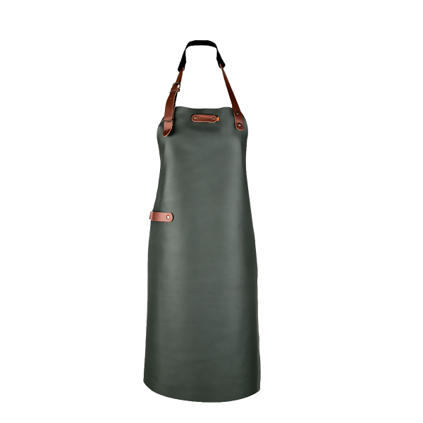 Leather long apron Bovine/ neckstraps
