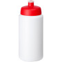 Baseline® Plus grip 500 ml sports lid sport bottle - White/Red