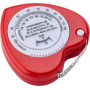 ABS BMI tape measure red