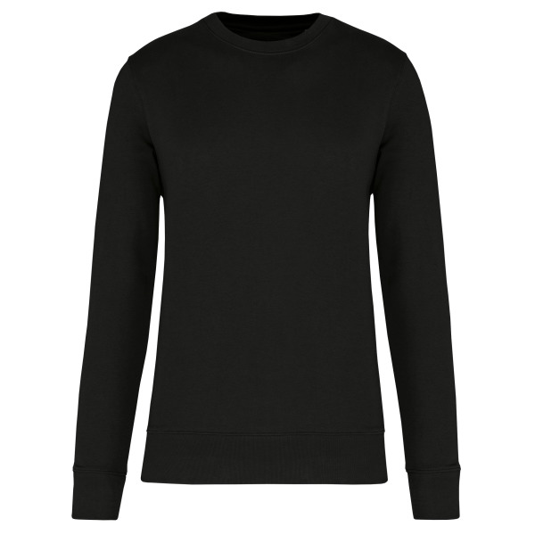 Ecologische sweater met ronde hals Black 5XL