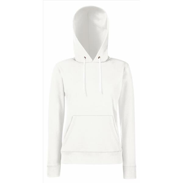 FOTL Lady-Fit Classic Hooded Sweat, White, XS