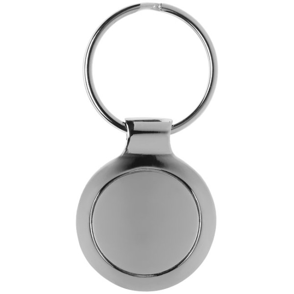 Orlene ronde sleutelhanger - Zilver