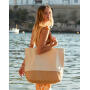 Jute Base Canvas Tote XL - Natural - One Size