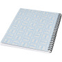 Desk-Mate® A5 wire-o notitieboek met PP-omslag - Wit/Zwart - 50 pages