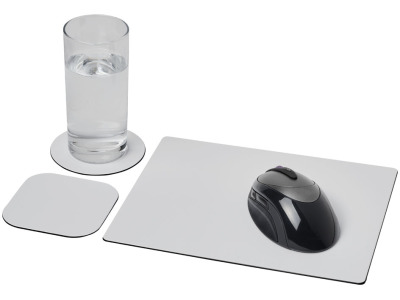 Brite-Mat® combiset 1 van muismat en onderzetter Brite-Mat® combiset 1 van muismat en onderzetter