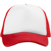 Trucker 5 panel cap - Rood/Wit