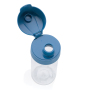 Tritan™ Renew waterfles 0,5L gemaakt in EU, blauw, transparant
