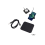 2259 | Xoopar Iné Wireless Fast Charger - Recycled Leather 15W - Zwart