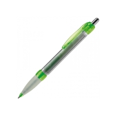 Banner-pen, grip transparent - Transparent Green