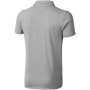 Markham short sleeve men's stretch polo - Grey melange - 3XL