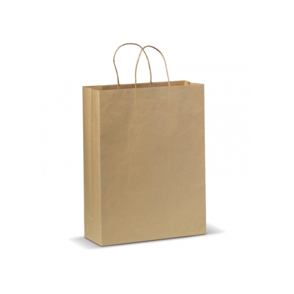 Kraft bag large 120g/m² - Light Brown