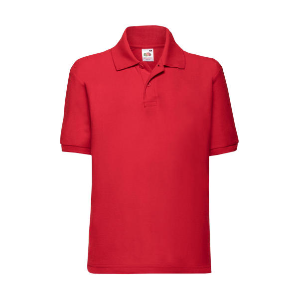 Kids 65/35 Polo - Red - 140 (9-11)