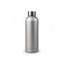 Dubbelwandige vacuüm fles met mattte-look 500ml - Zilver