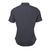 Ladies' Shirt Shortsleeve Poplin - carbon - L