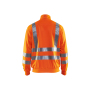 Sweatshirt met rits High Vis