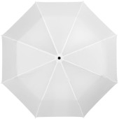 Alex 21,5 "hopfällbart automatisk paraply - Vit