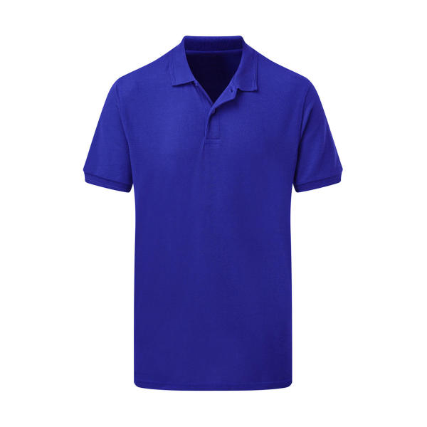 Men's Poly Cotton Polo - Royal Blue