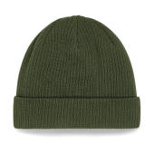 Organic Cotton Beanie - Olive Green - One Size