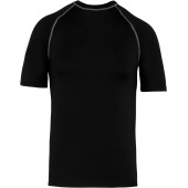 Functioneel t-shirt met korte mouwen en UV-bescherming Black XS