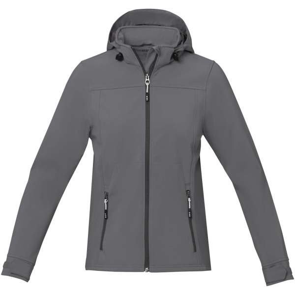 Langley softshell dames jas - Staalgrijs - XS