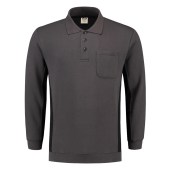 Polosweater Bicolor Borstzak 302001 Darkgrey-Black 8XL