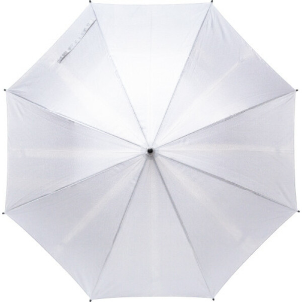 RPET pongee (190T) paraplu Frida wit