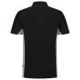 Poloshirt Bicolor 202004 Black-Grey 3XL