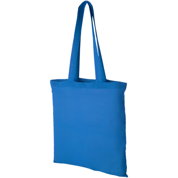Peru 180 g/m² cotton tote bag 7L - Process blue