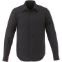 Hamell long sleeve men's shirt - Solid black - XS