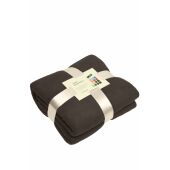Fleece Blanket - brown - one size